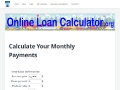 Online Auto Loan Calculator