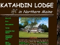 KATAHDIN LODGE in Northern Maine