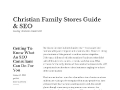 Christian Family Stores Guide