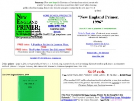 New England Primer 1996