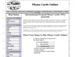 Phone Cards Online. Calling Cards