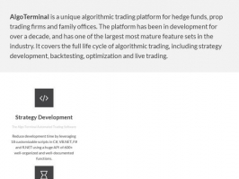 AlgoTerminal - Algorithmic Trading Platform