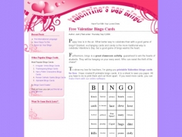 Valentines Day Bingo
