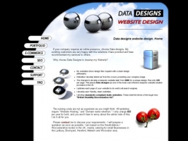 Data Designs Website Design