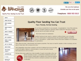 Sanding Wood Floors |  London