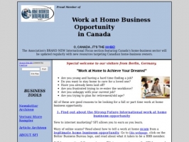 Work at Home Business Opportunity in Canada