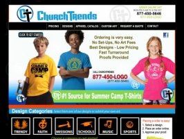 Church Trends, Custom printing, embroidery, logos