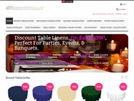 Tablecloths and Table Linens at TableclothsForLess
