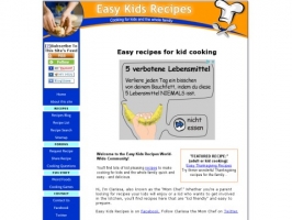Kid Cooking at Easy Kids Recipes