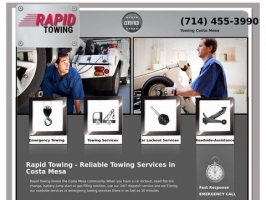 Professional Towing Service in Costa Mesa, CA - Rapid Towing