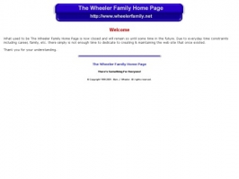 The Wheeler Family Home Page