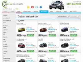 Car and van vehicle leasing from Central Contracts
