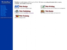 WriteDoc: Printed & Webbed Books (HTML & Acrobat)