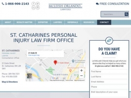 St. Catharines Personal Injury Lawyers - McLeish Orlando