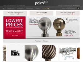 PolesDirect: Curtain Poles Online