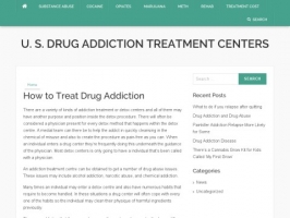 U. S. Drug Addiction Treatment Centers