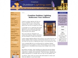 Creative Outdoor Lighting