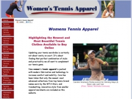 Womens Tennis Apparel