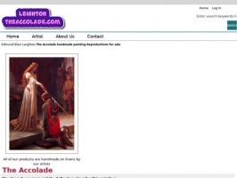 Leighton The Accolade  handmade art painting Reproductions