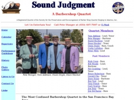 Sound Judgment Barbershop Quartet