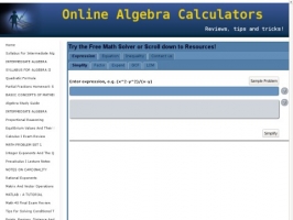 Algebra Equation Linear