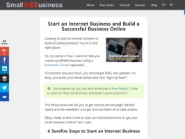 Small Internet Business Information