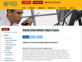 Lincoln College: Criminal Justice Degrees in CT