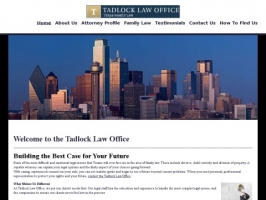 Tadlock Law Office Plano Divorce Attorney
