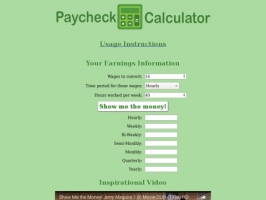 Weekly Paycheck Calculator