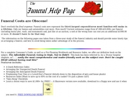 Funeral Help Page