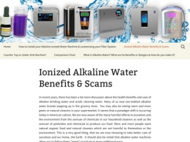 Water Ionizers: Alkaline Water Scams & Benefits