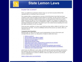 State Lemon Laws