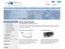 Plasma Rentals & Projector Rentals from pcAVrent.c