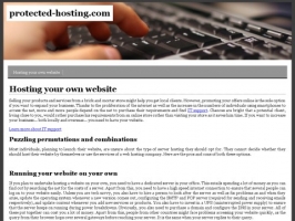 Professional secure business web hosting