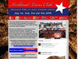 Kirkland Lions 4th of July Celebration Website