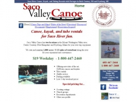 Saco Valley Canoe Rentals of New Hampshire/Maine