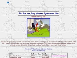 Randys Tom and Jerry Information Site