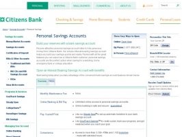 Citizens Bank: Bank Savings Account Rates & More