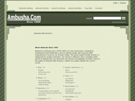 Ambusha Human Edited Web Directory
