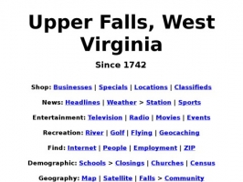 Upper Falls, West Virginia, USA
