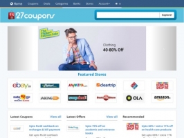 27coupons - Discount coupon codes