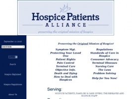 Hospice Patients Alliance: Consumer Advocates