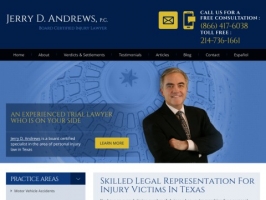 Jerry Andrews Board Certified Injury Lawyer