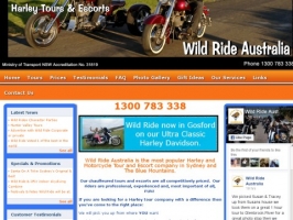 Wild Ride Harley Tour Sydney