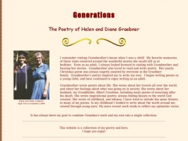 Generations:The poetry of Helen and Diane Graebner