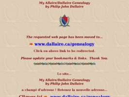 My Allaire/Dallaire Genealogy by Philip John Dalla