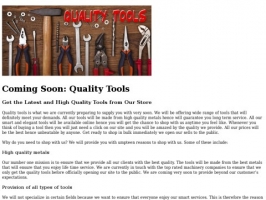 Quality Tools Ltd - Chainsaws & Lawnmowers