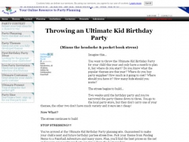 Ultimate Kid Birthday Parties