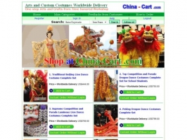 Chinese Lion and Dragon Dance Costumes Sets