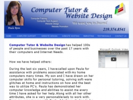 Computer Tutor & Web Site Design